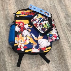 Sonic 5 Piece backpack set
